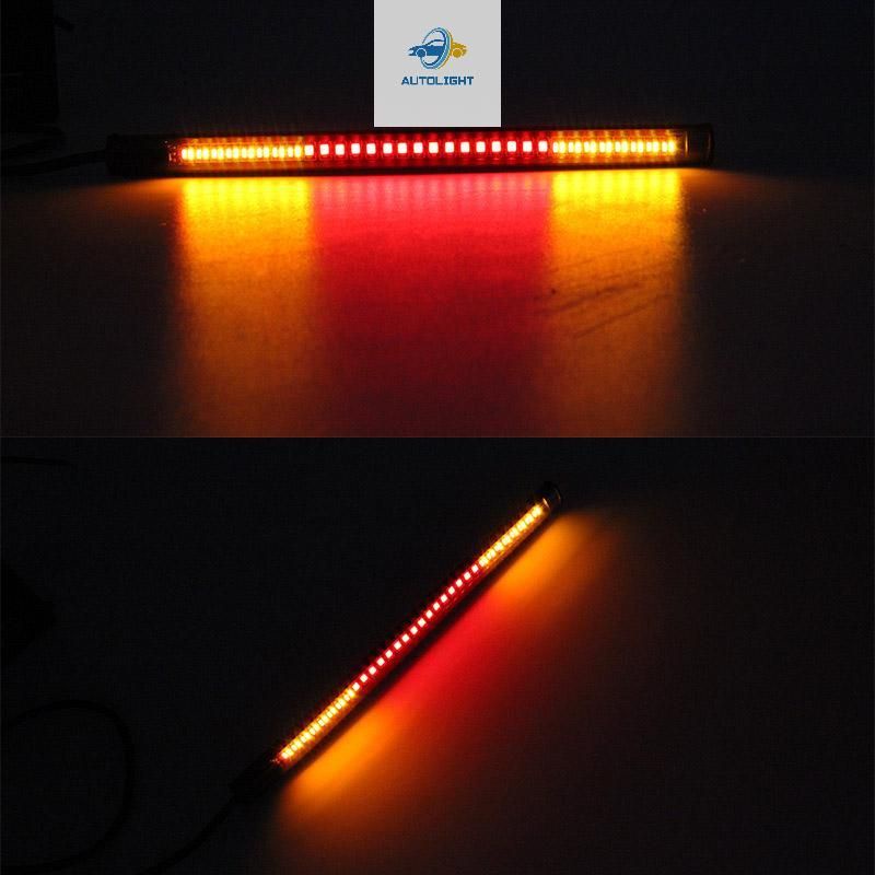 Lampu LED Stop Rem Strip 3 in 1 Sen Sein 17CM Fleksibel DRL Stoplamp Belakang Motor