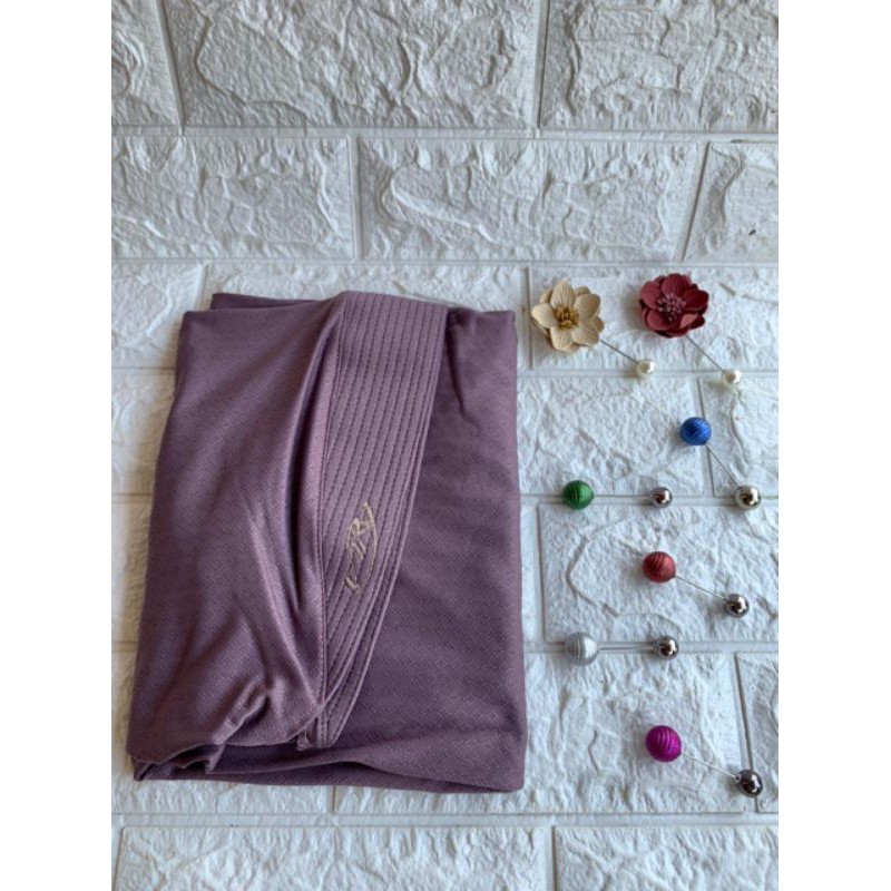 (Original Arey) YUMNA•• Kerudung instan•° Jilbab Instan Jersey-Lilac