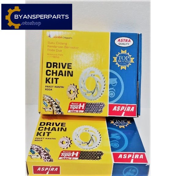 PAKET GIR & RANTAI ASPIRA MOTOR HONDA ABSOLUTE REVO NEW,BLADE NEW
