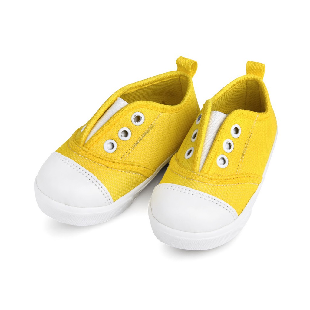 sepatu anak unisex kuning slip on kece C03 KUNING