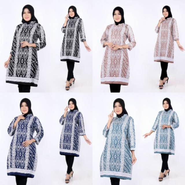 BATIK TUNIK ATASAN WANITA PREMIUM CANTIK SUTRA ALUS