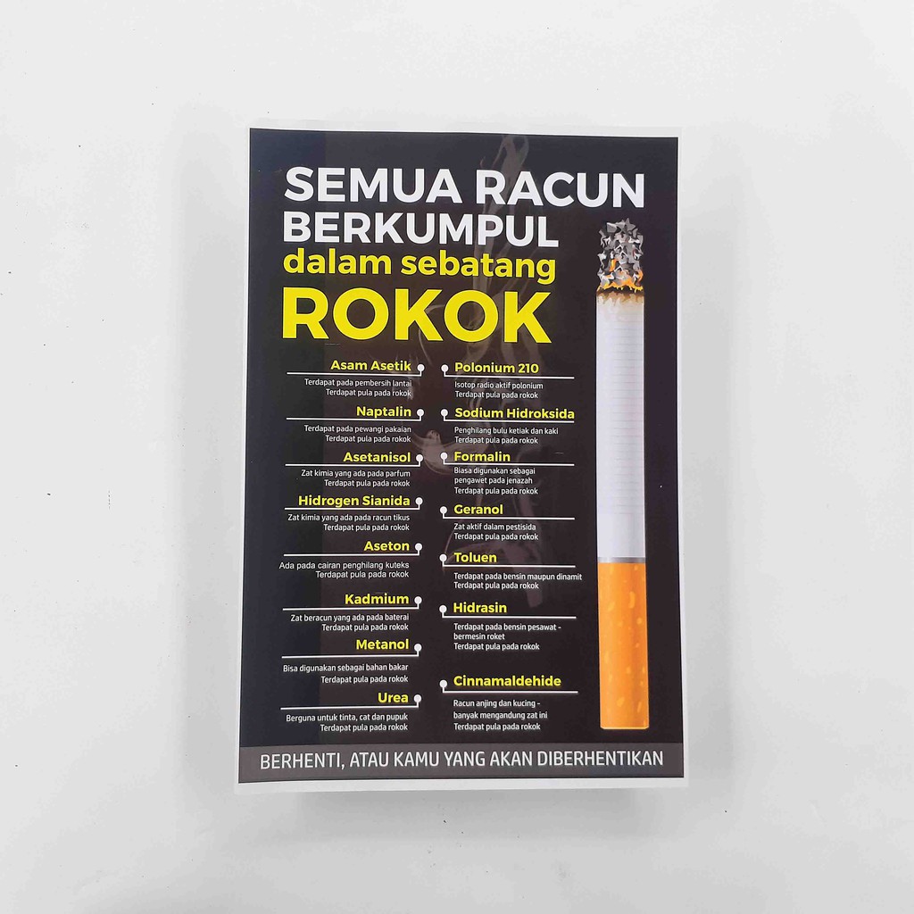 Bahan yang terdapat dalam rokok