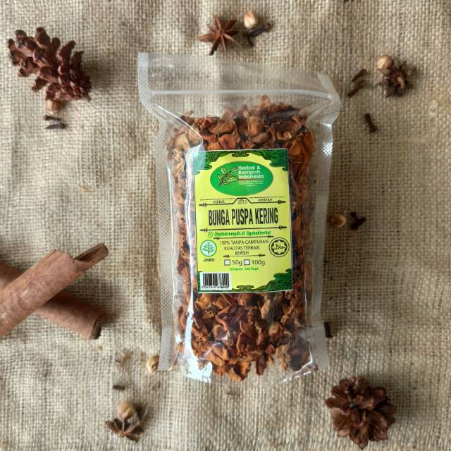 

Bunga Puspa Kering - 50 GR / REMPAH / JSR / 100% MURNI