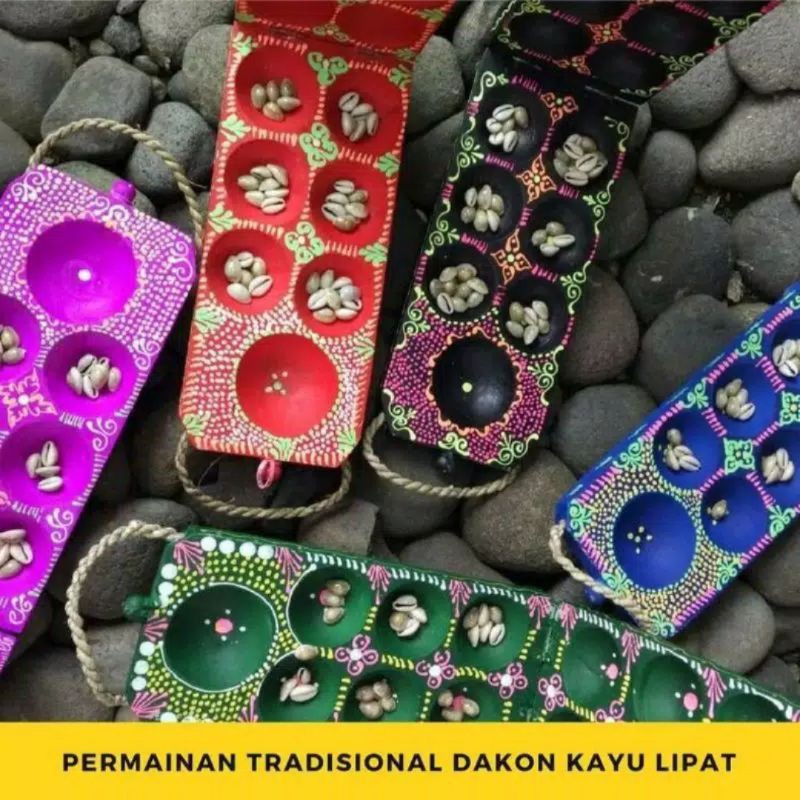 Dakon / Congklak Kayu Lipat  Murah Berkualitas