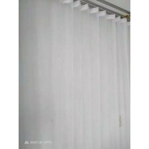 VITRASE PUTIH / PURING HORDENG /gorden transparan/gorden putih/vitrase polos/vitrase polos import/go