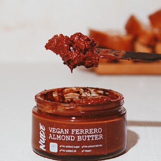 Nude Vegan Ferrero Almond Spread 180g Unsweetened Gluten Free Dairy Free Hazelnut Selai Butter Shopee Indonesia