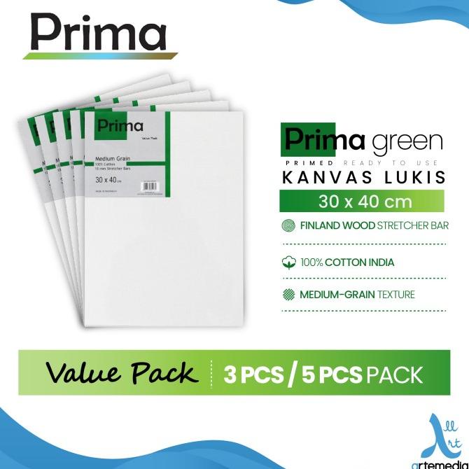 

Kanvas Lukis Prima Green 30x40cm Value Set 3 Cotton Canvas ---READY---