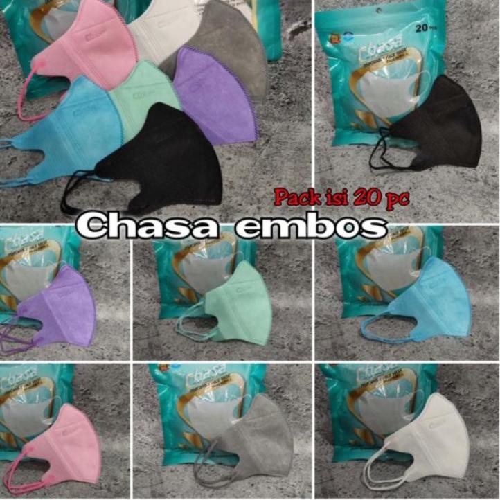 TERBARU MASKER DUCKBILL CHASA SACHET PREMIUM MASK 1PACK ISI 20PCS STERIL PACK