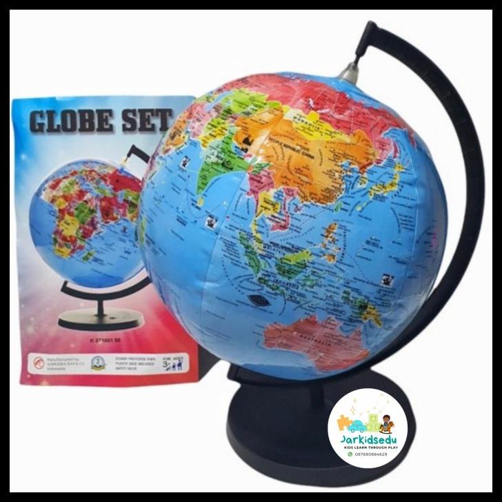 

Mainan Edukasi Bola Peta Dunia Globe Set With Stand Edutoys Global