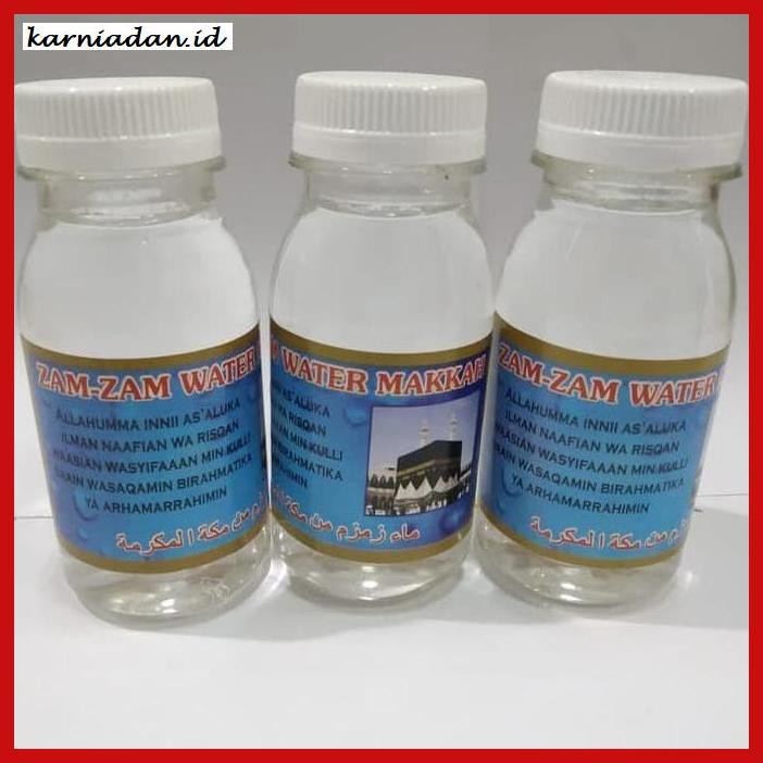 

lanoisidartdrink- air zam zam 60 ml oleh oleh haji dan umroh -asliii-bngittt.