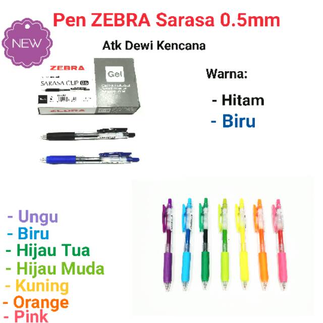 Pen Zebra SARASA 0 5mm St003