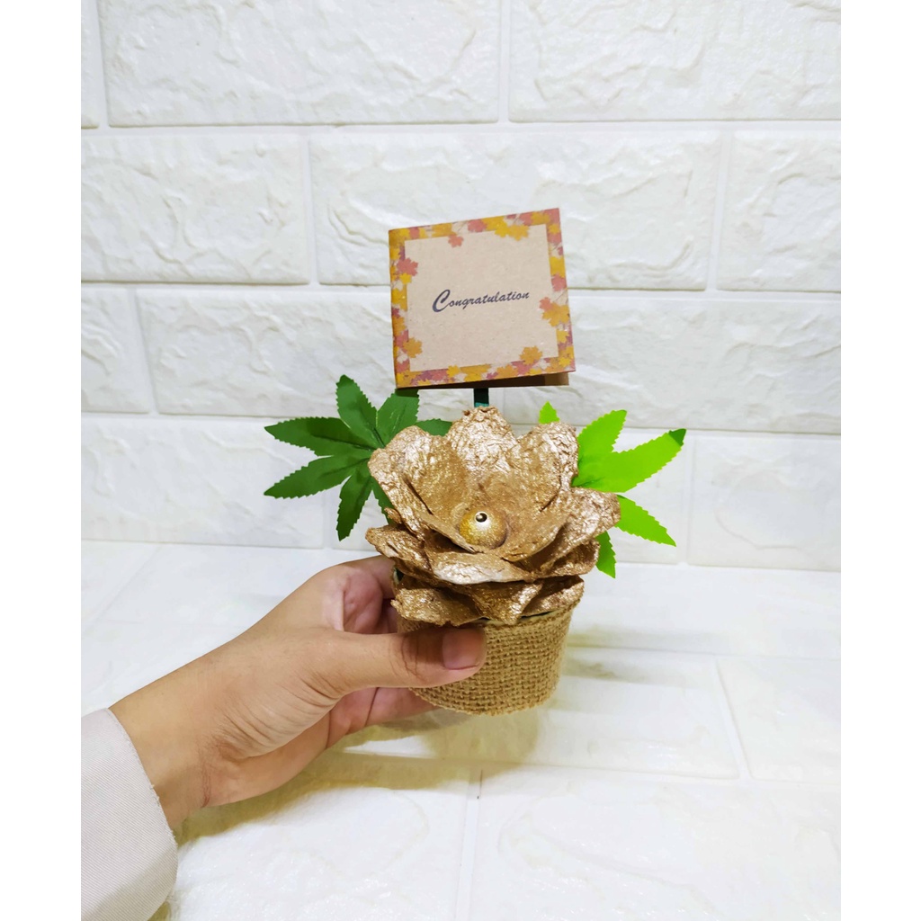 Pajangan Bunga Rustic Rose - Pajangan Bunga imitasi estetik