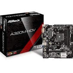 ASRock A320M-HDV (AM4, AMD A320, DDR4, SATA3)
