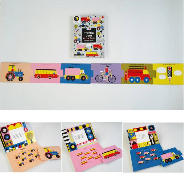 Traffic jam puzzle book