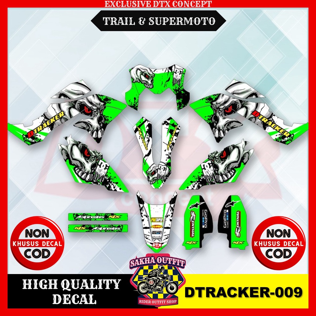 decal dtracker decal dtracker 150 decal dtracker 150 full body decal dtracker Supermoto decal klx dt