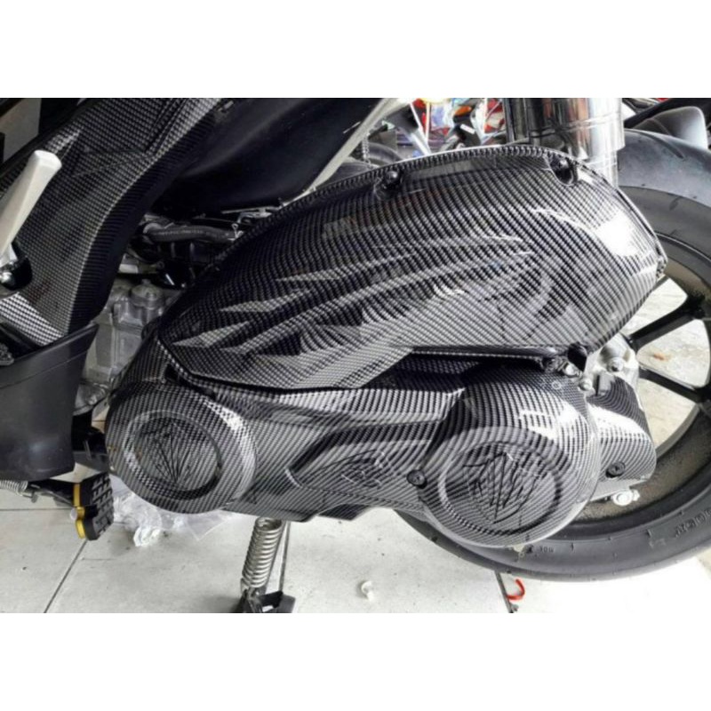 cover Tutup hawa filter Yamaha Aerox 155 Lexi carbon Nemo Original