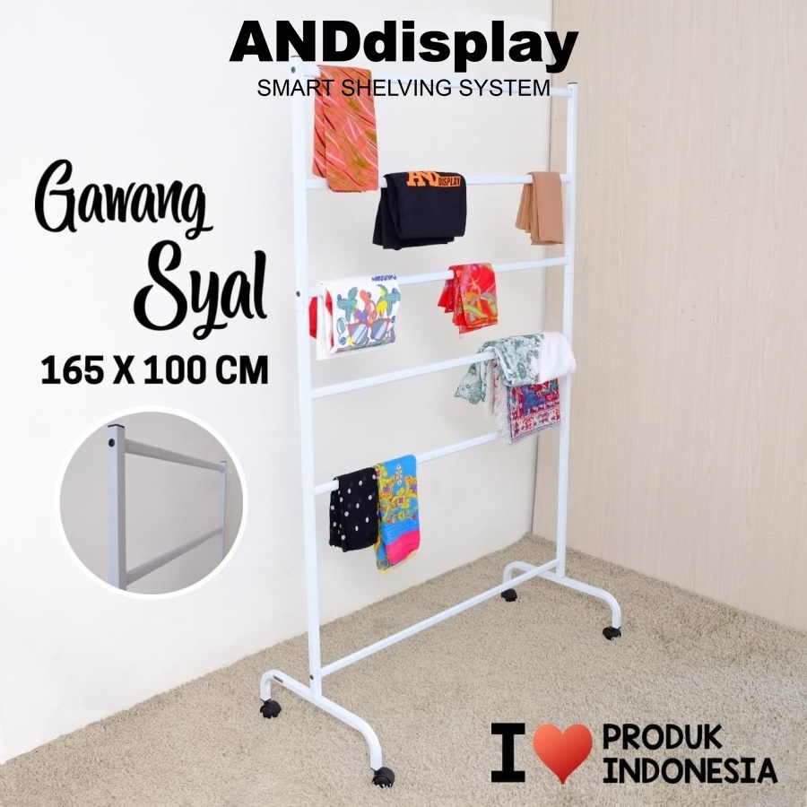 ExtraWrap (CCA) GAWANG SYAL 100 CM KERUDUNG GANTUNGAN JILBAB KERTAS KADO Gratis Ongkir