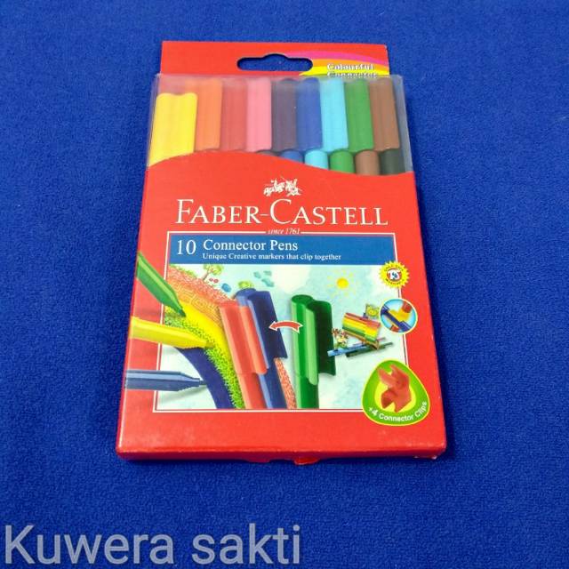 

Connector pen 10 warna Faber Castell