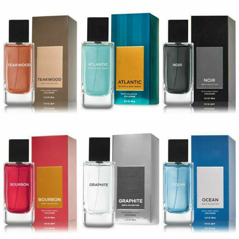 BBW Bath&body works cologne collection for men 100 ml