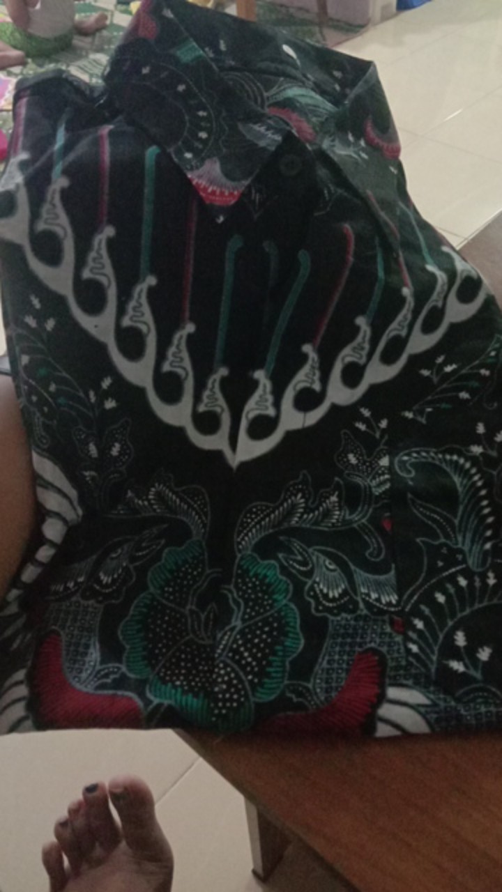 Maura Couple - Sania Ruffle Batik Couple Ori Ndoro Jowi Garansi Termurah Shopee - Batik Modern Solo