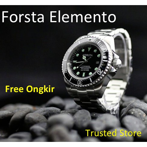 FREE ONGKIR SAMEDAY - Forsta Elemento Original - Jam Tangan Forsta Elemento - Emas