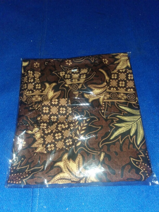 Kemeja Batik Lengan Panjang Batik  Danabrata Pria Motif Songket Hijau Kode 031 M L Xl Xxl Regular