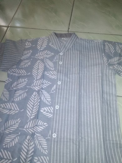 Imut Batik Anak & Ayah Daun Lurik Baju Batik Anak Cowok Kemeja Batik Anak Batik Anak Laki-laki