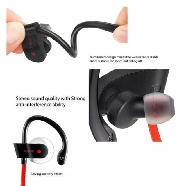 Headset Wireless Earphone Handsfree Bluetooth Model Sporty  Cocok Samsung Oppo Xiaomi Vivo Realme