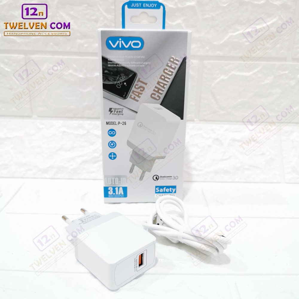 Charger Fast Charging 3.1A Micro USB - OPPO SAMSUNG VIVO XIAOMI