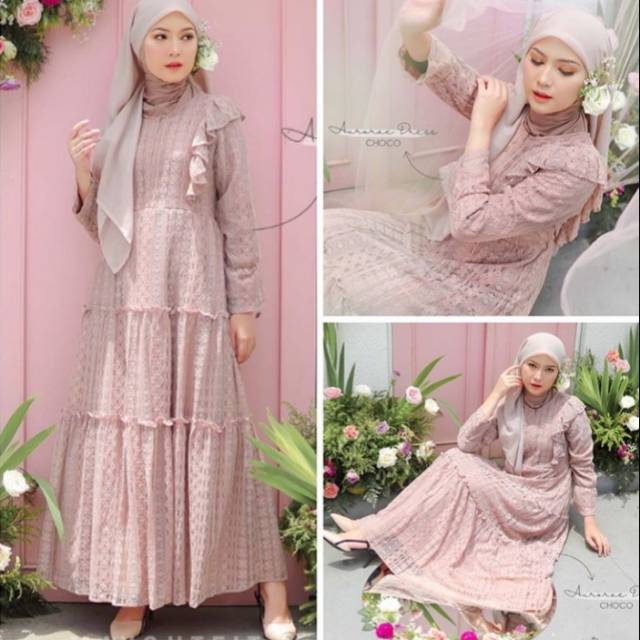 Aurorae Dress Choco Mayoutfit