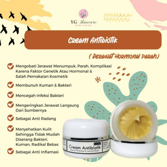 Cream Antibiotik  / Obat Jerawat Parah / Obat Jerawat Meradang
