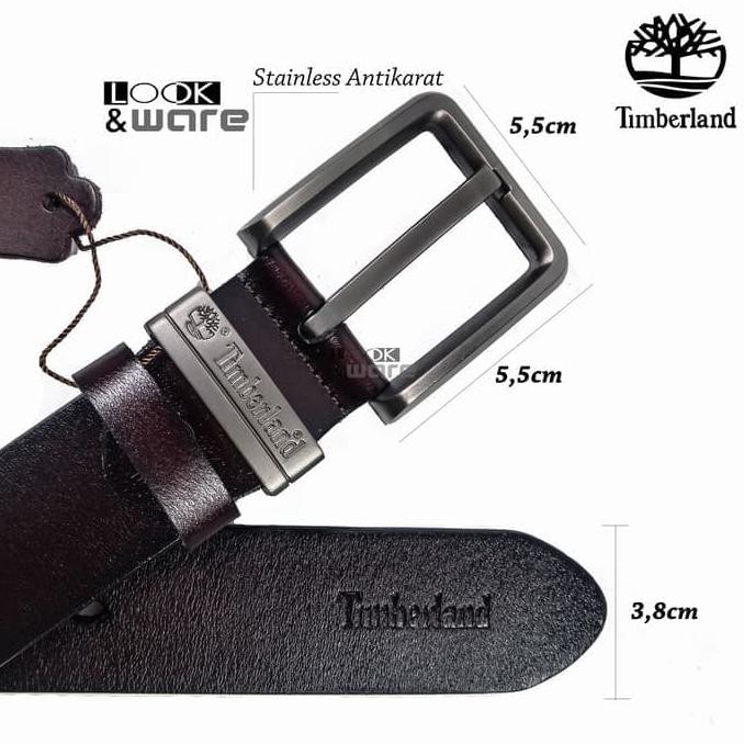 GESPER TB002/ IKAT PINGGANG BRANDED TIMBERLAND / SABUK PRIA