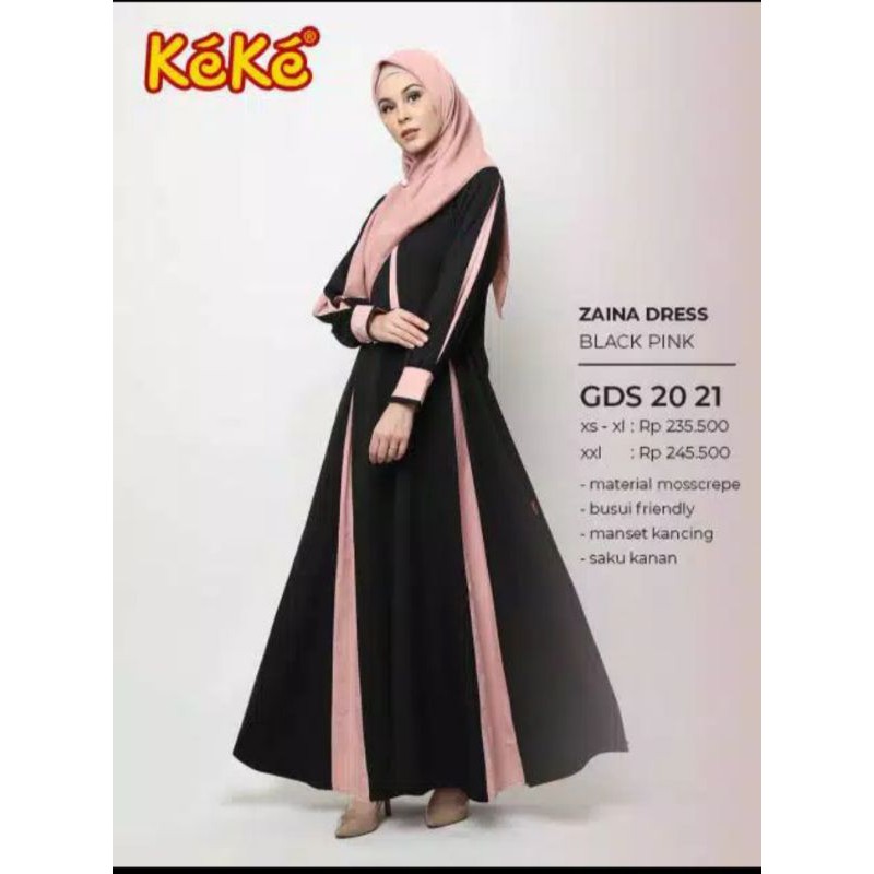 Gamis keke GD 2021 size s dan m