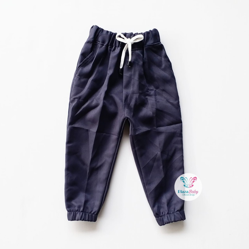 Plazababyku CELANA C JOGER TALI PANJANG POLOS celana pants anak laki premium