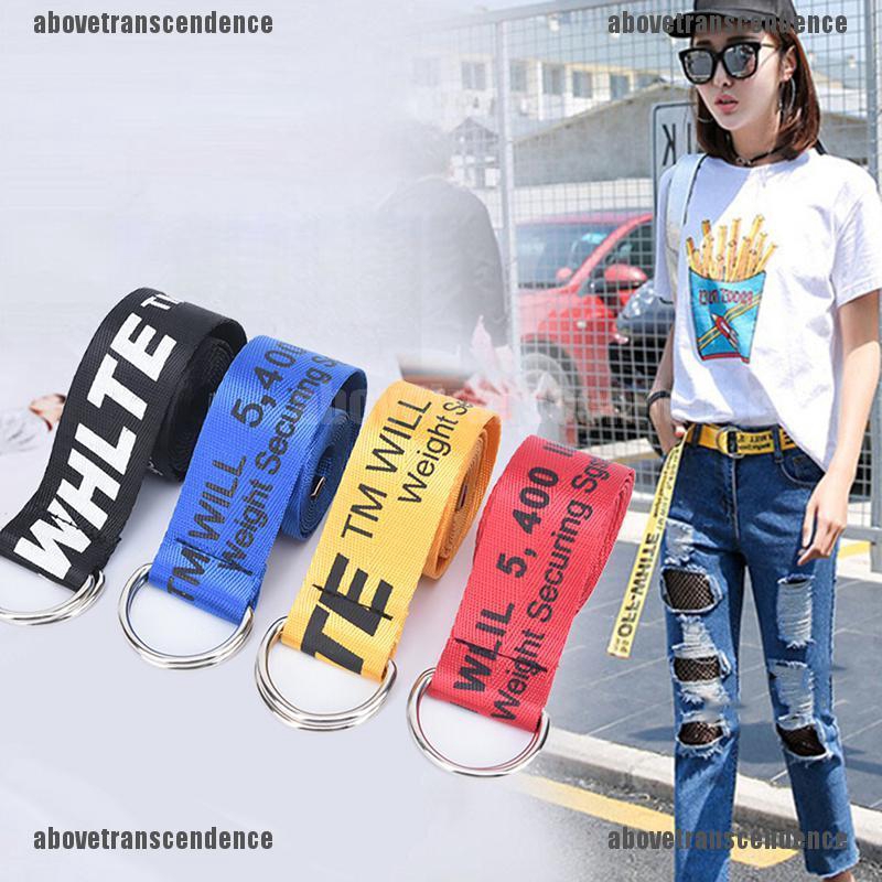 Ikat Pinggang Kanvas Model Hip Hop Motif Bordir Tulisan Ikat Pinggang Kanvas Model Hip Hop Motif Bordir Tulisan