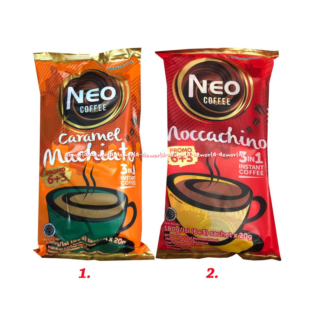 Neo Coffee Maccachino 3In1 Instan Coffe Kopi Moka