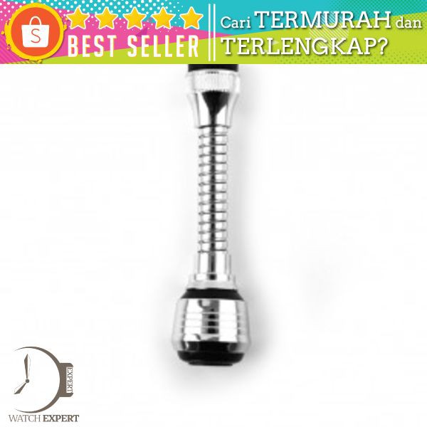 Filter Keran Air Aerator Water Saving Tap 360 Rotatable 15 cm - ICOCO ZM637100 Silver