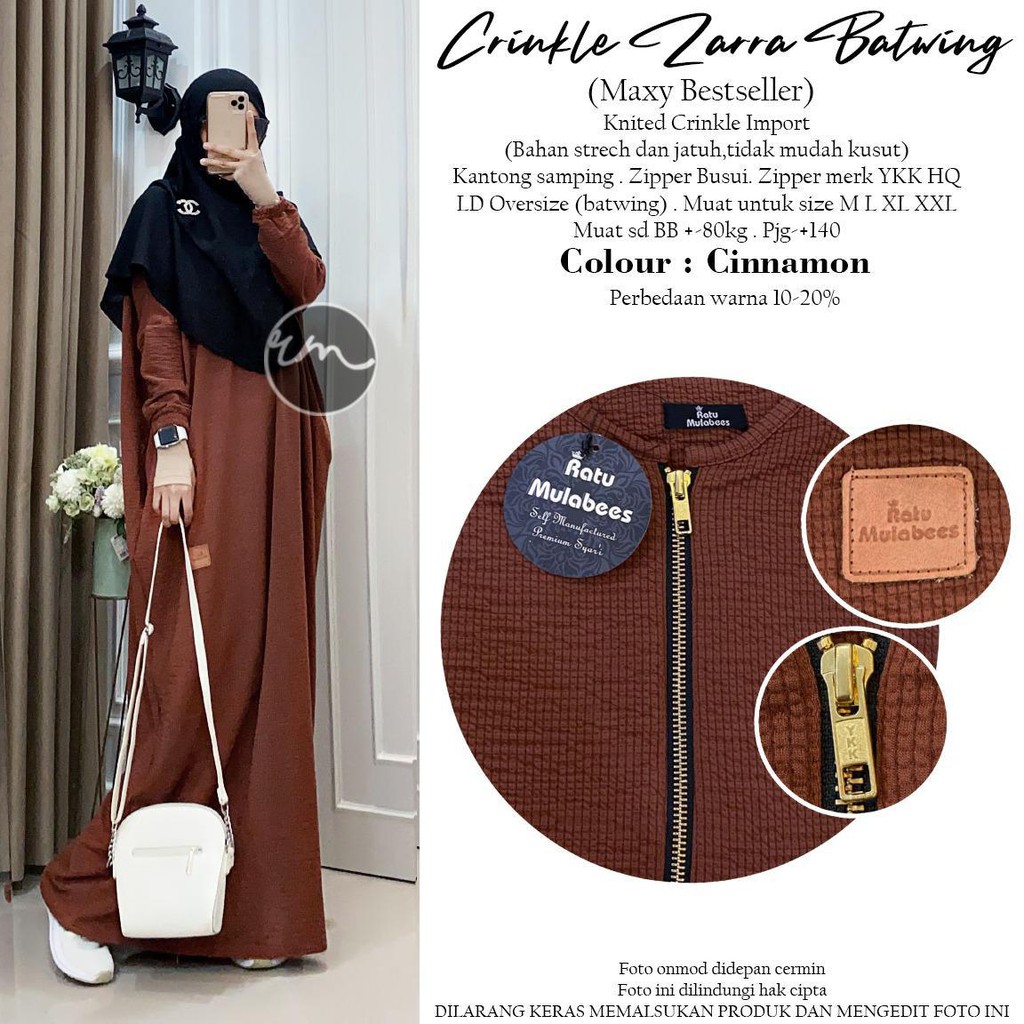 Crinkle Zarra Batwing Maxy Best Seller