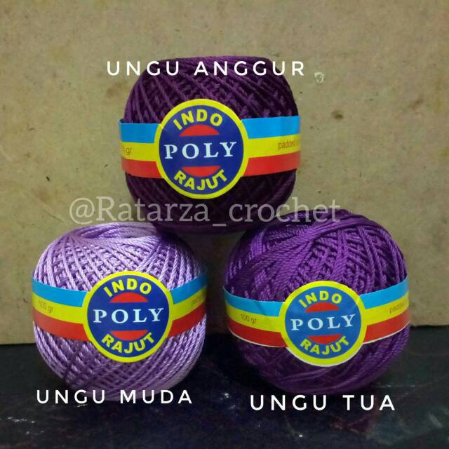 Benang rajut poly INDO KILAP