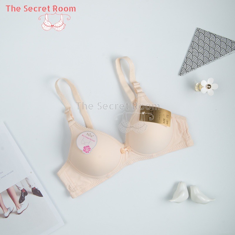 TALLY COMFORT BRA BH 273 | CUP B KECIL | TANPA KAWAT | BUSA TIPIS | 34-38