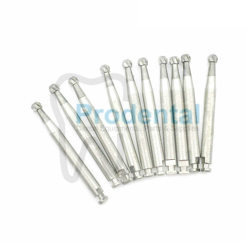 Dental Bur Metal Bulat RA-7 Low Speed Bur Tulang Carbide Tungsten Round Bur Lowspeed Bur Gigi Contra Angle