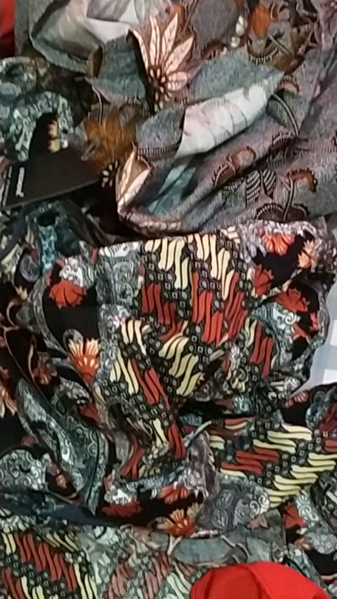 Kemeja Batik Pria Lengan Panjang Bl36 Katun Motif Modern Dixmont Semi Slimfit Premium