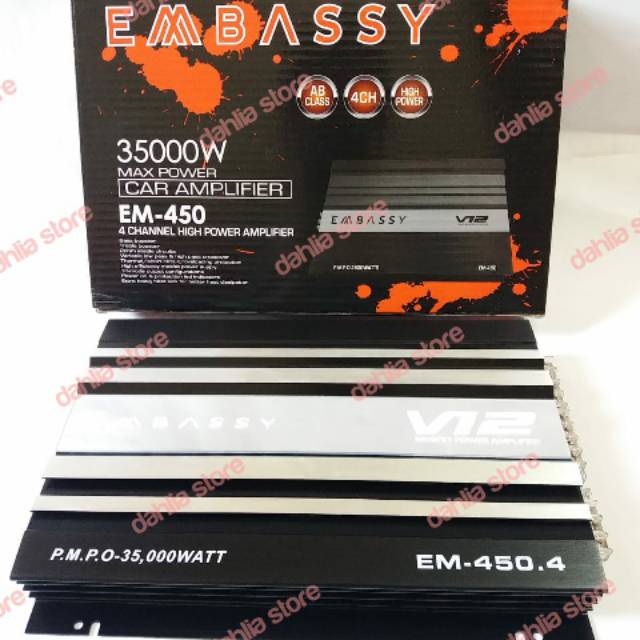 POWER MOBIL EMBASSY EM450 4CHANNEL