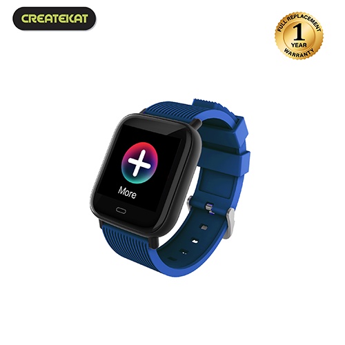 New Createkat Smartwatch Smartband SPO2 Katfit Watch Band-Blue