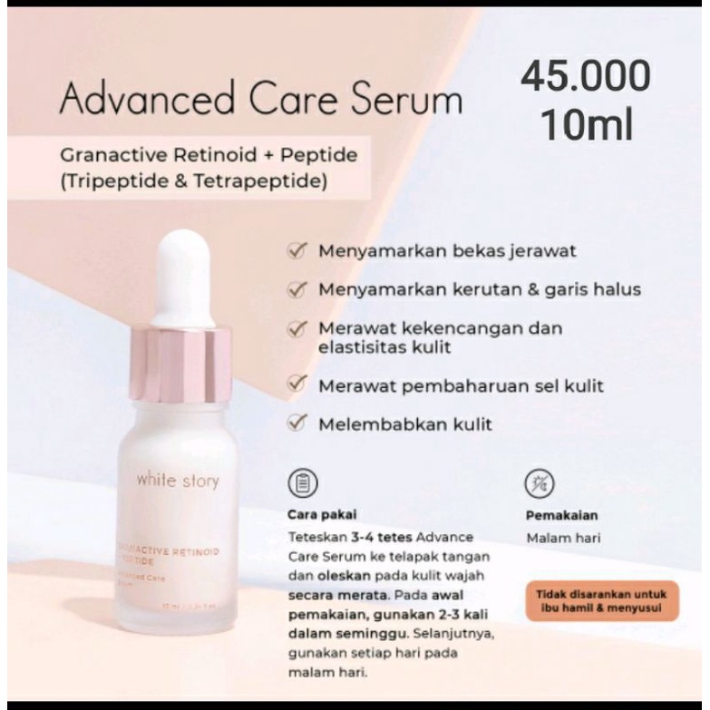 White Story' Eye Cream / Serum / Day Cream