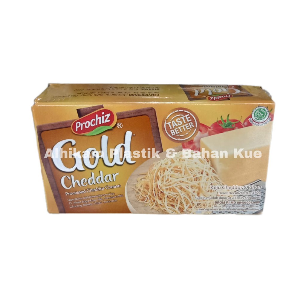 

Keju Prochiz Cheddar Gold 170gr Cheddar Cheese Keju Parut Cheddar Gold Keju gold Procis Gold