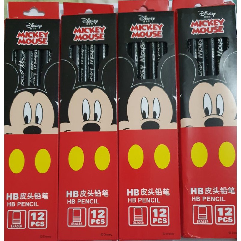

(Murah) Pensil Kayu Anak HB Karakter - Mickey Mouse