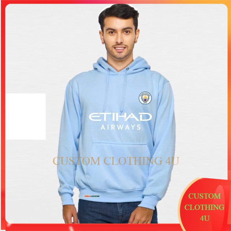 Jaket Sweater Hoodie Manchester city premium