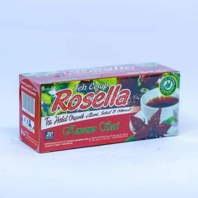 Teh celup bunga Rosella Rosela Herbal Kencono Sari Asli Original HERBAL BERKUALITAS