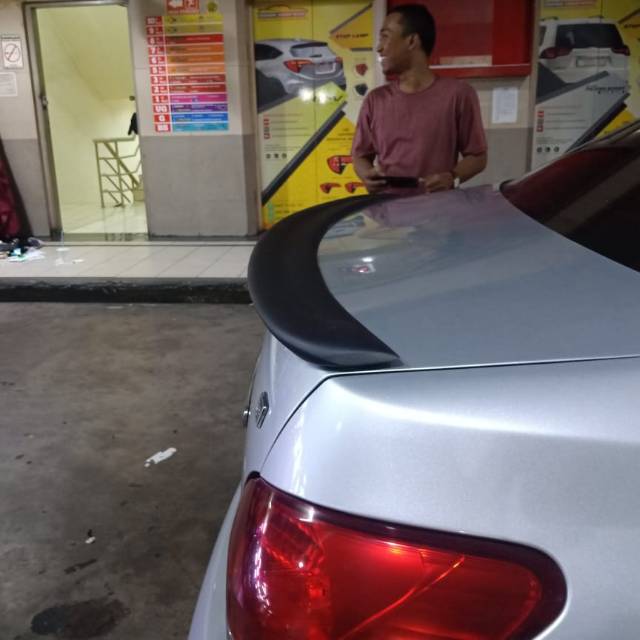 Ducktail new vios 2007-2012 ducktail Vios hitam doff edition